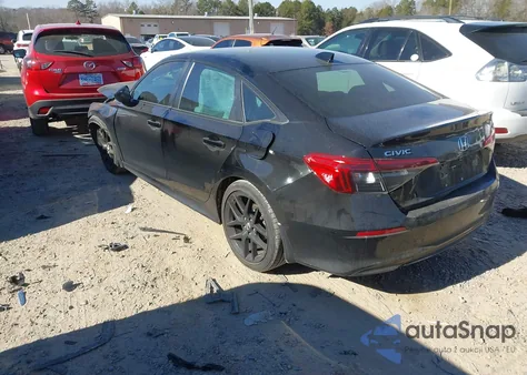 2022 Honda Civic Sport z USA, uszkodzony, nr VIN 2HGFE2F57NH575825